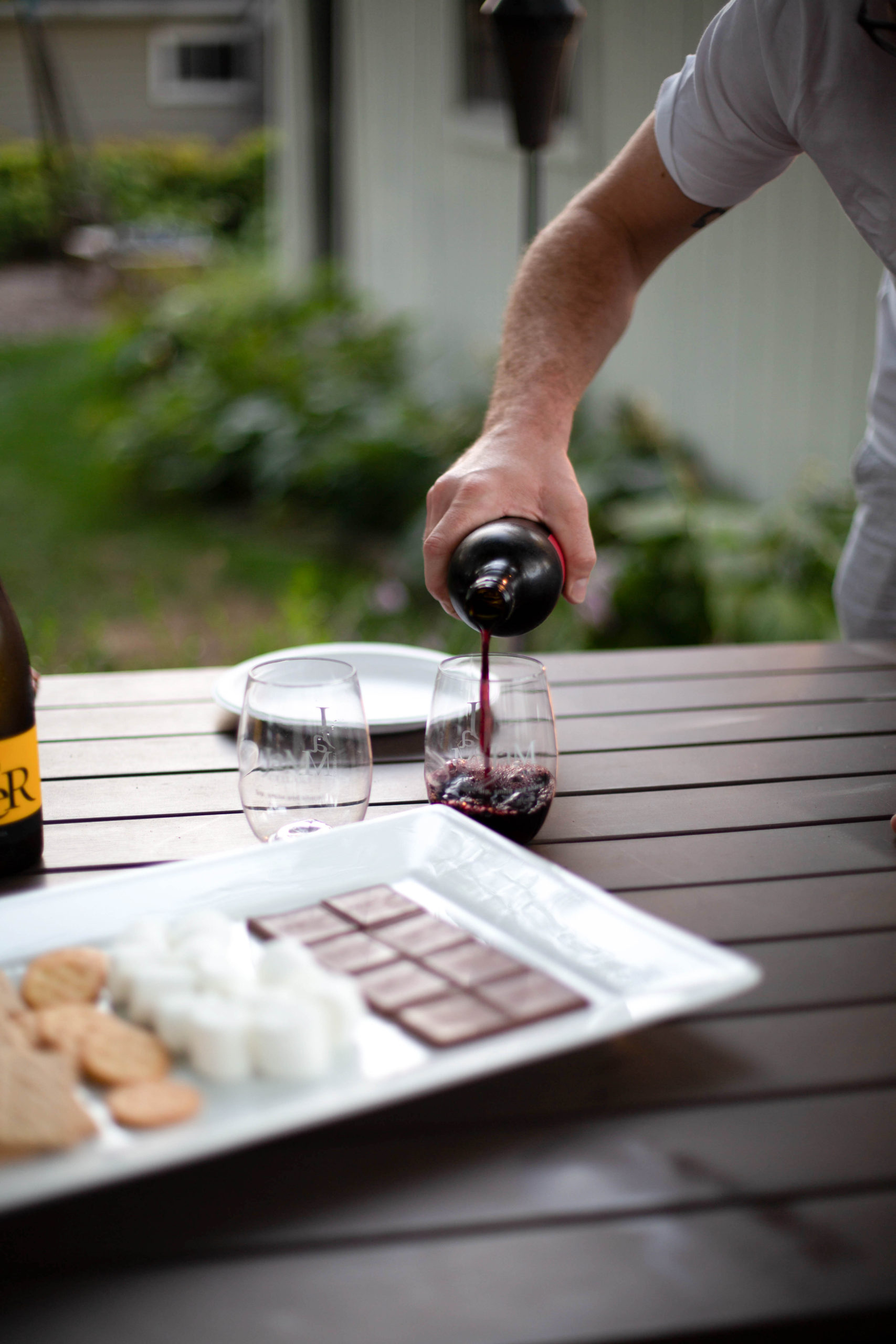 late nights outside by the fire