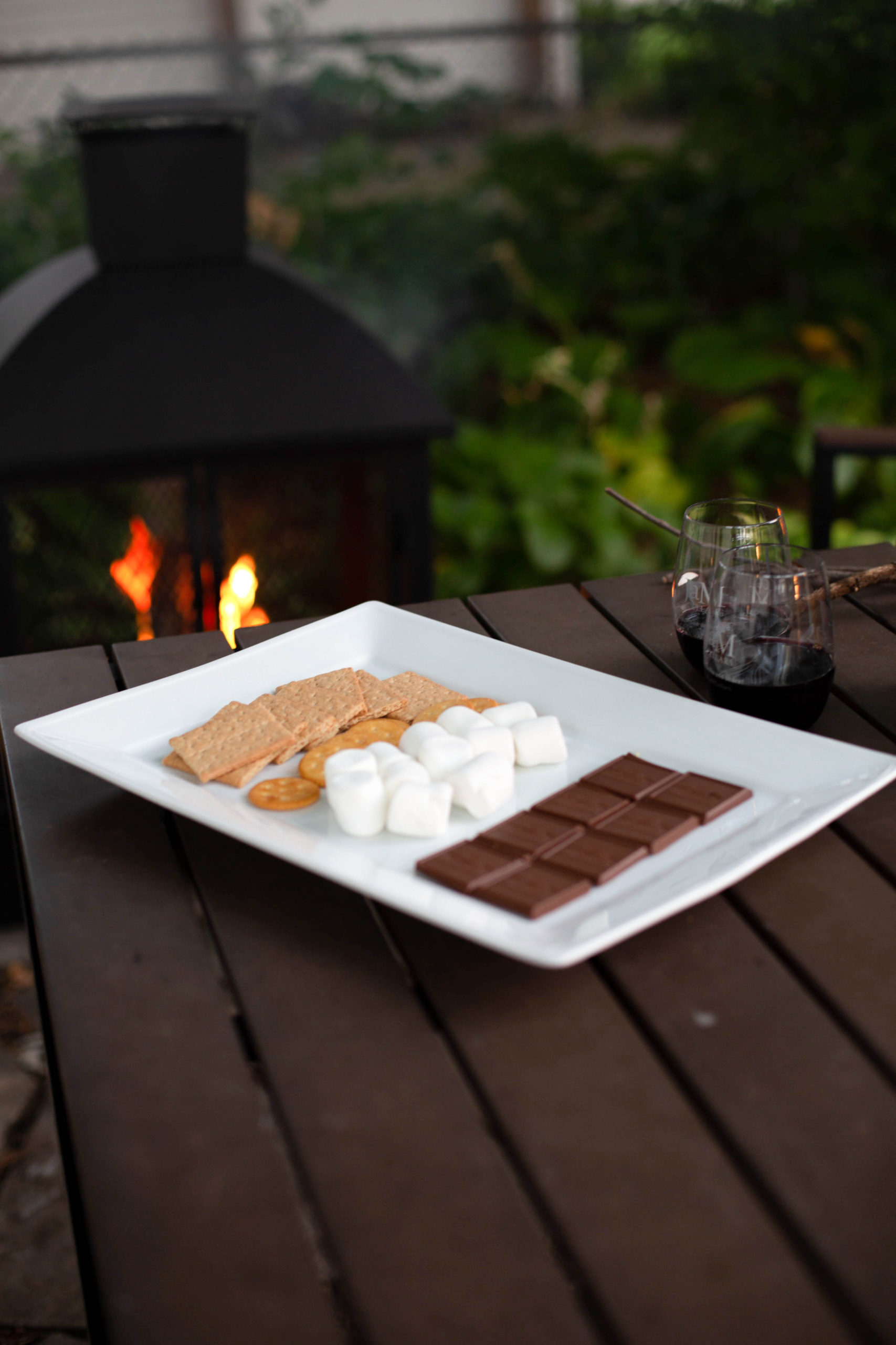 late nights outside by the fire