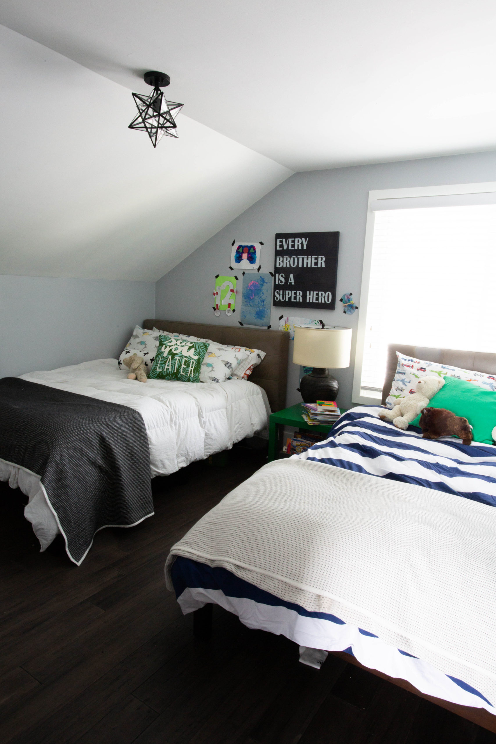 A Shared Boys Bedroom Design