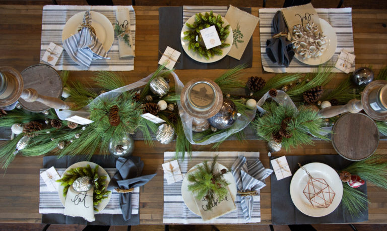 how to create the perfect holiday table setting