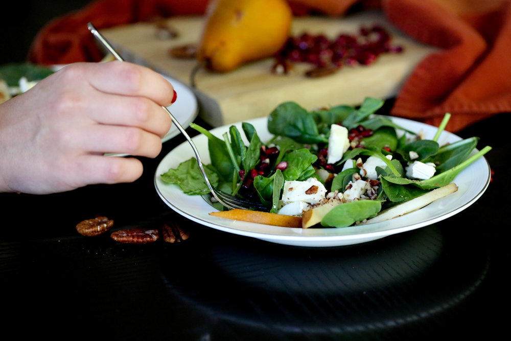 healthy holiday harvest salad