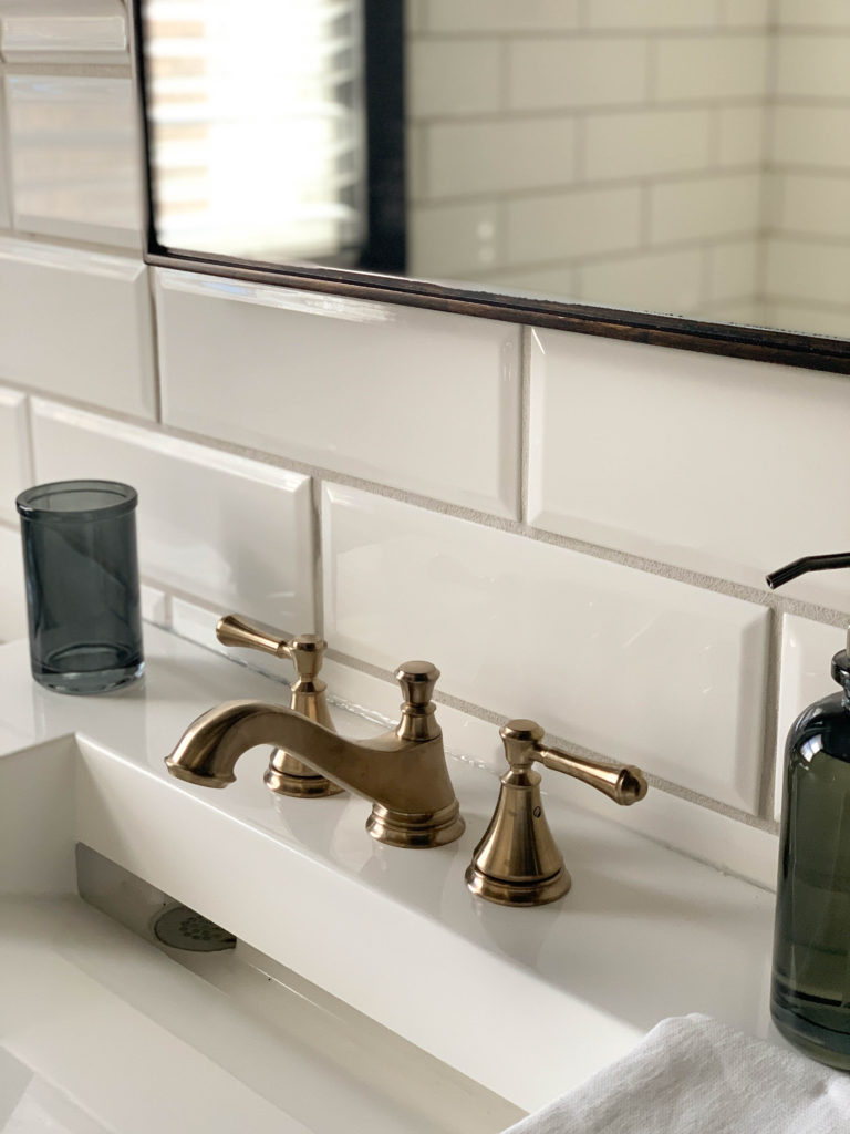 how to mix metals in a bathroom