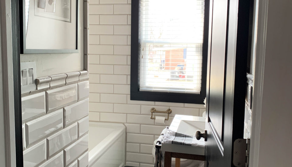 our main floor bathroom reveal