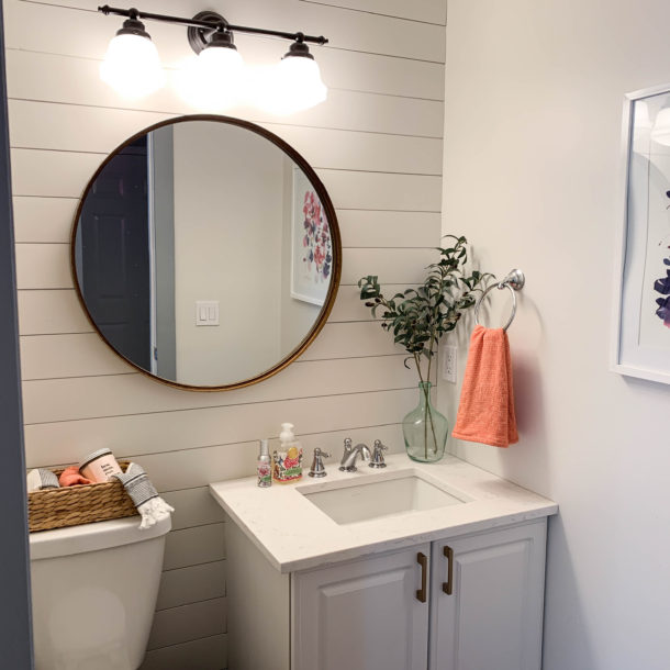 powder room makeover