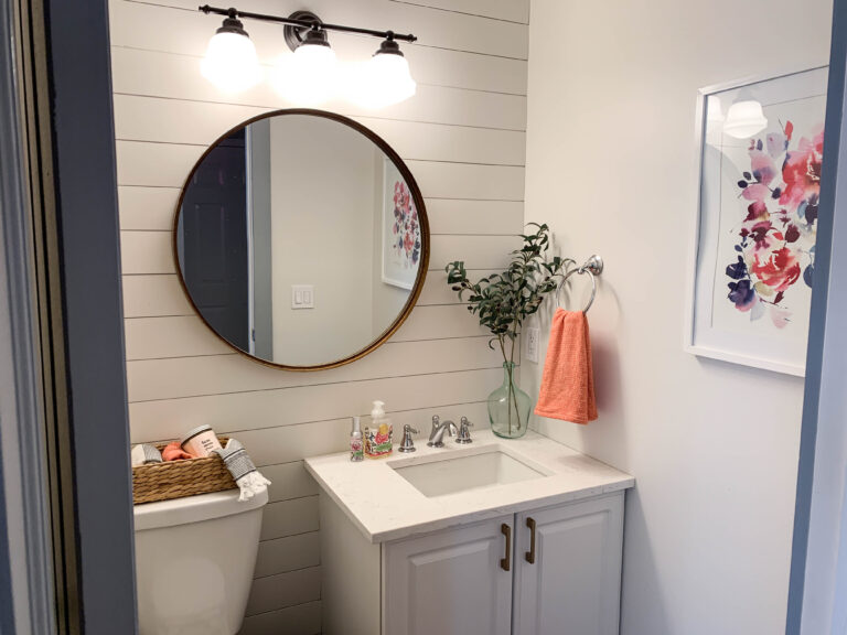 powder room makeover