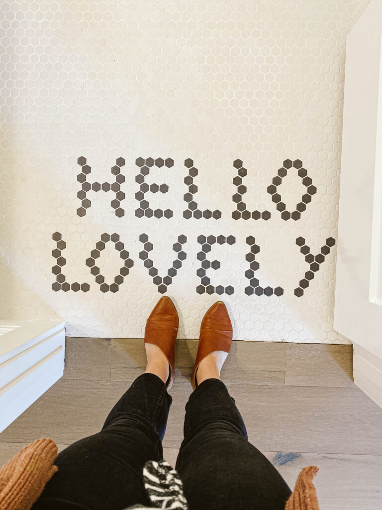 make a statement with tile