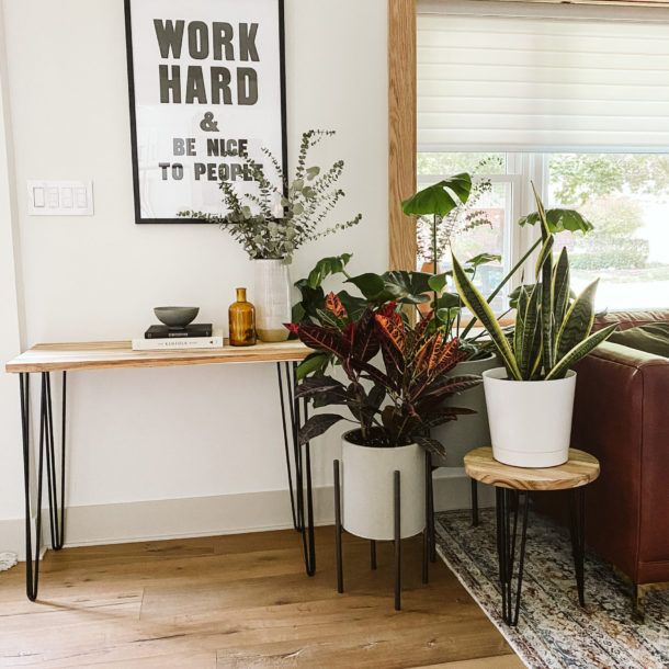 DIY how to build a hairpin leg table