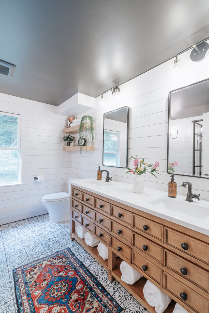 MODERN FARMHOUSE // HICKORY RIDGE + AMHERST MASTER BATHROOM REVEAL image 3