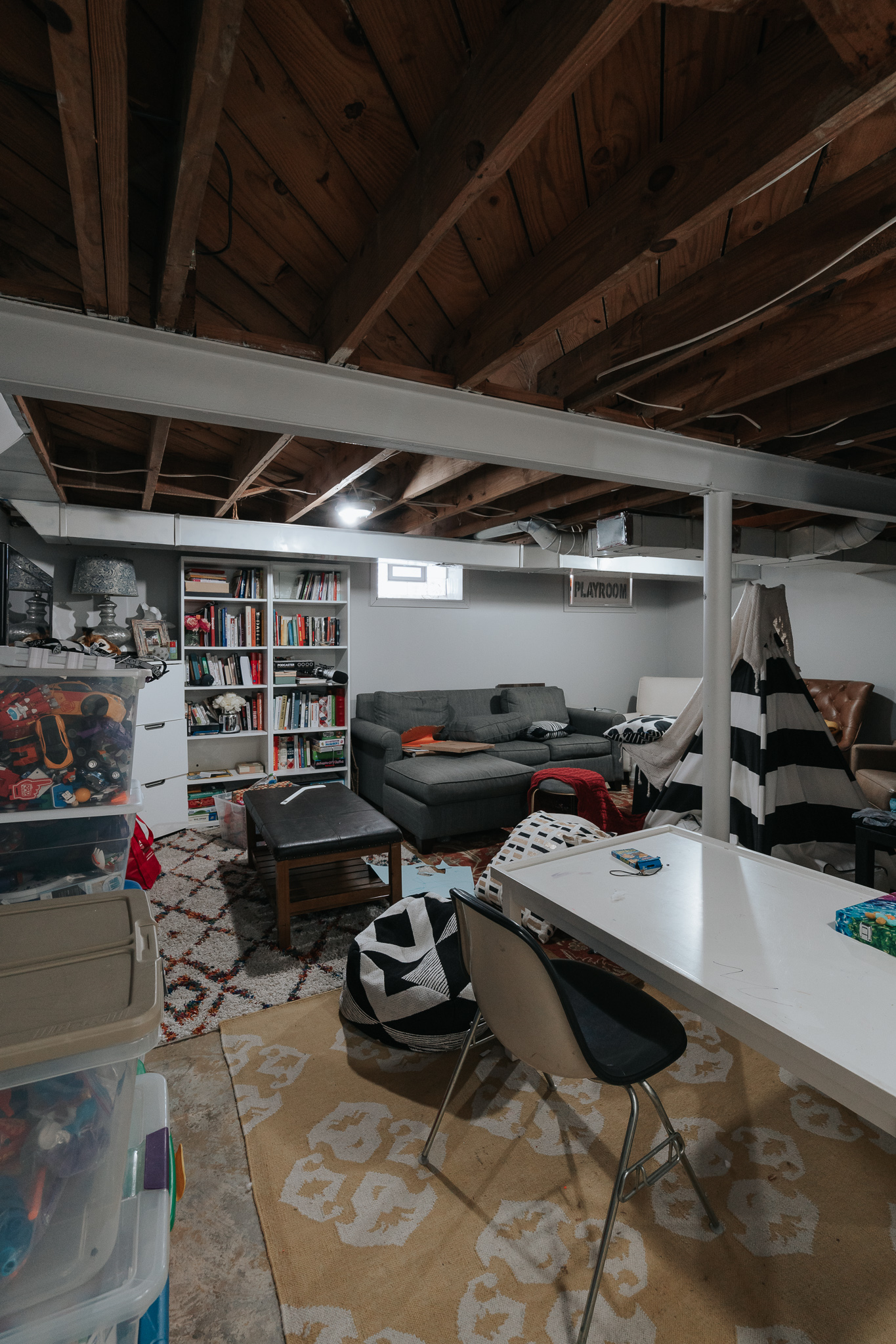 BASEMENT RETREAT REMODEL // ONE ROOM CHALLENGE 2021 // WEEK 1 image 5