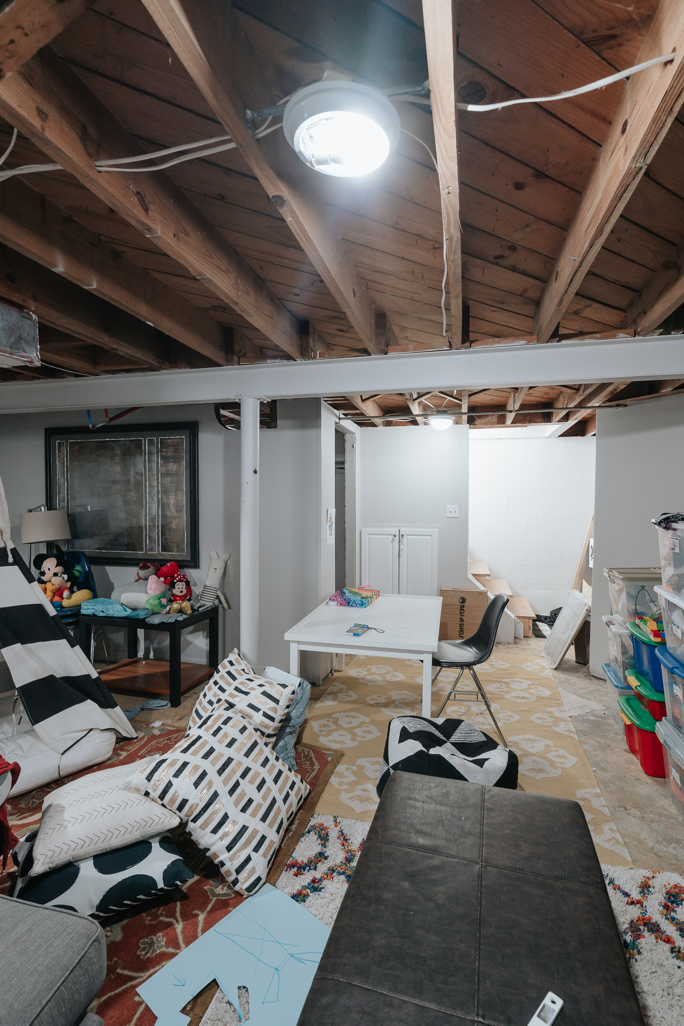 BASEMENT RETREAT REMODEL // ONE ROOM CHALLENGE 2021 // WEEK 1 image 8