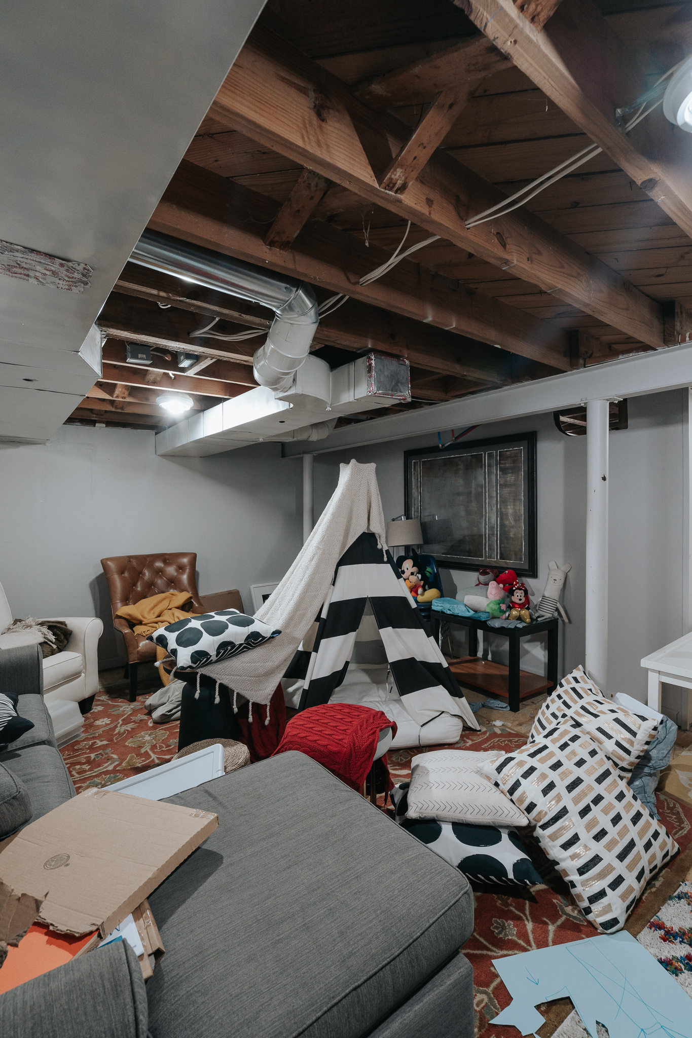 BASEMENT RETREAT REMODEL // ONE ROOM CHALLENGE 2021 // WEEK 1 image 6