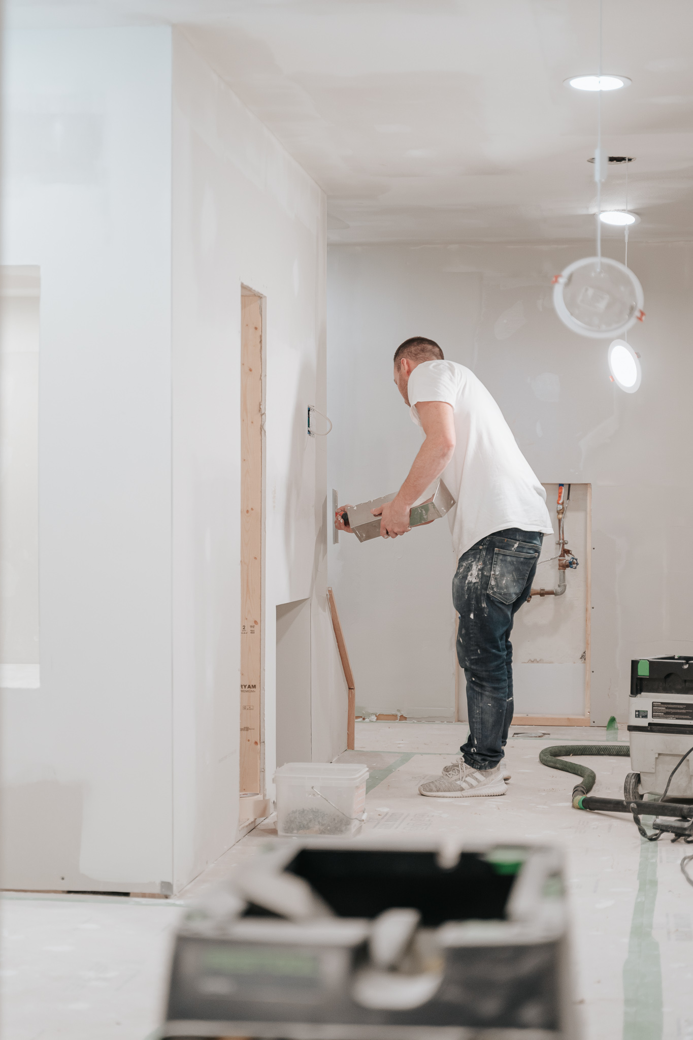 BASEMENT RETREAT REMODEL UPDATE // ONE ROOM CHALLENGE // WEEK 4 image 2