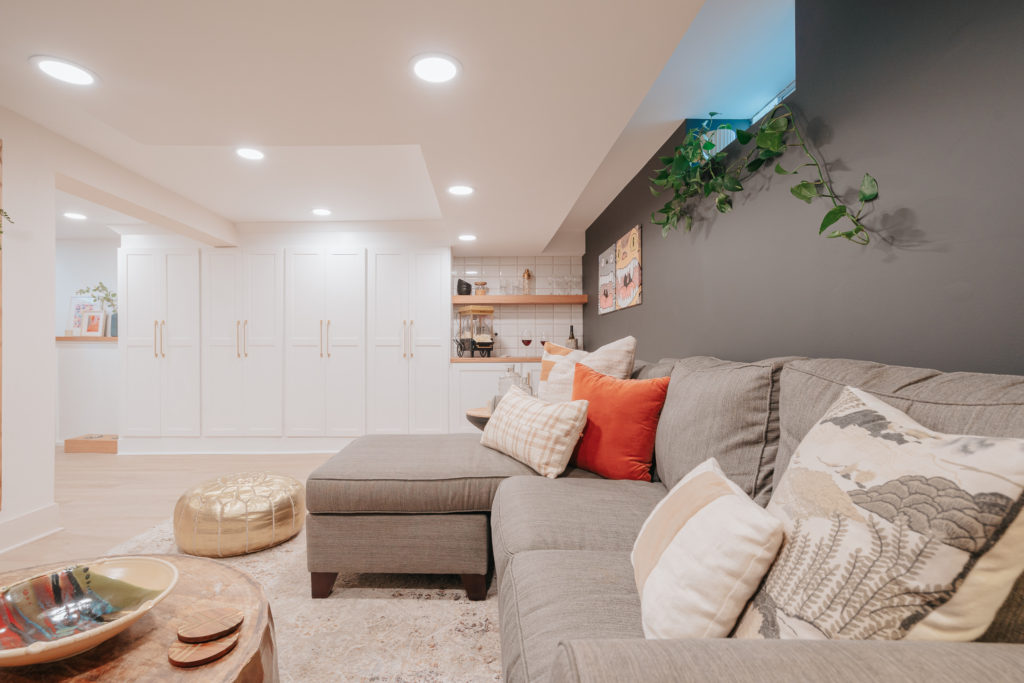 BASEMENT RETREAT REMODEL // FINAL REVEAL // ONE ROOM CHALLENGE 2021 // WEEK 8 image 14