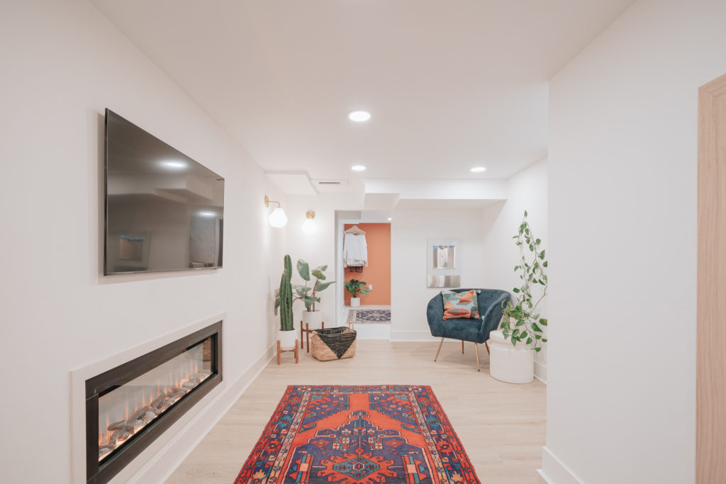 BASEMENT RETREAT REMODEL // FINAL REVEAL // ONE ROOM CHALLENGE 2021 // WEEK 8 image 2