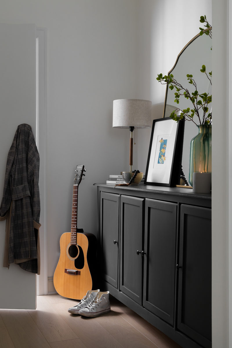 Elegant home interior in Ann Arbor, MI, with contemporary decor, custom cabinets, and high-end furnishings.